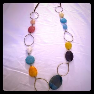 NWOT Kendra Scott inspired custom stone necklace